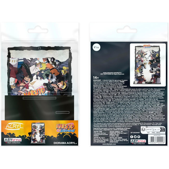 Figurina Acrilica Naruto Shippuden - Diorama - Group fight