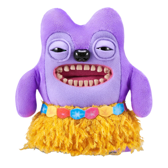 Figurina de plus Fuggler - 23 cm - Ciudateii in vacanta, Greedy Grinner - purple