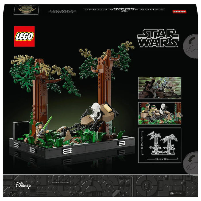 Lego Star Wars - Diorama de Urmarire cu Speederul pe Endor 75353