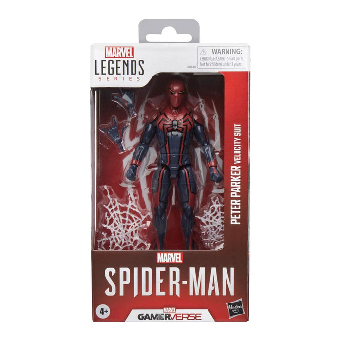 Figurina Articulata Spider-Man Marvel Legends Gamerverse - Peter Parker Velocity Suit 15 cm
