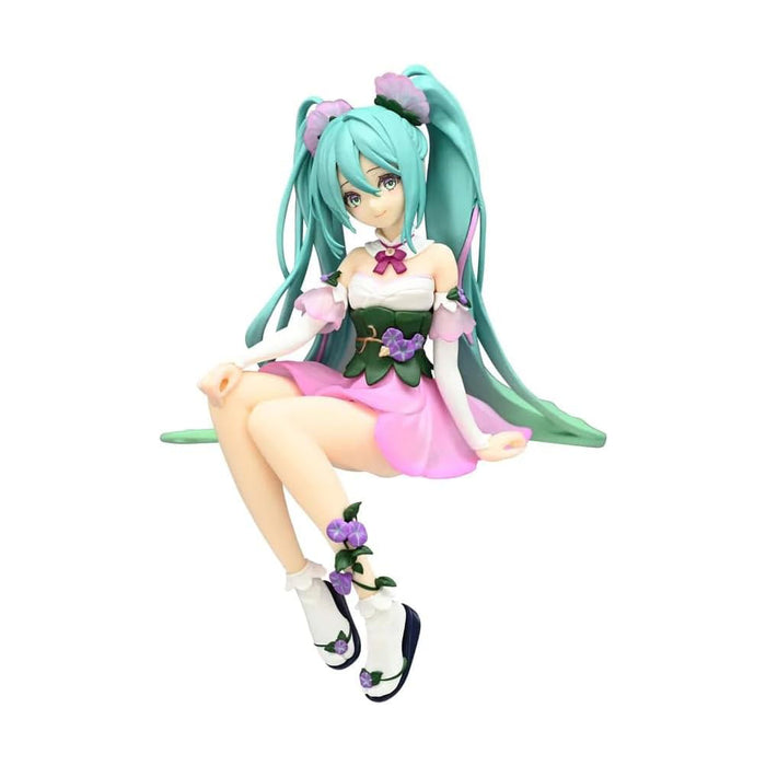 Figurina Hatsune Miku Noodle Stopper PVC Flower Fairy Morning Glory Pink Color Ver 14 cm