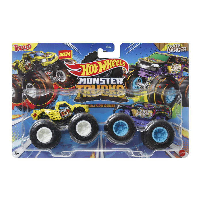 Set 2 Masini Hot Wheels Monster Truck Scara 1 la 64