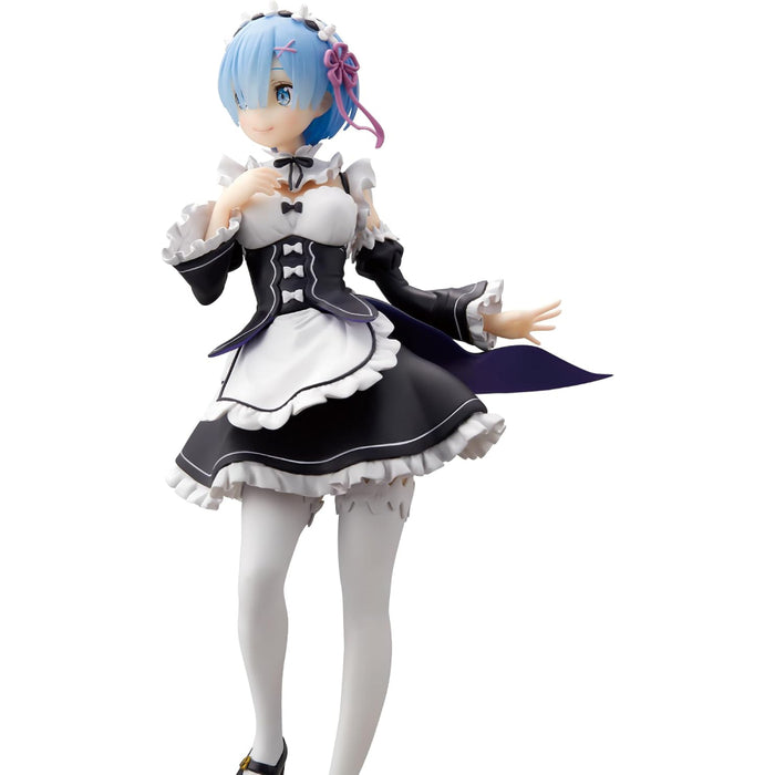 Figurina Re:ZERO -Starting Life in Another World - Banpresto Glitter & Glamours - Rem (Maid)