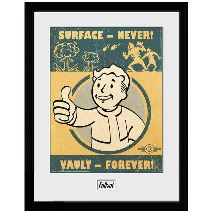 Poster cu Rama Fallout - Vault Foreverx (30x40)