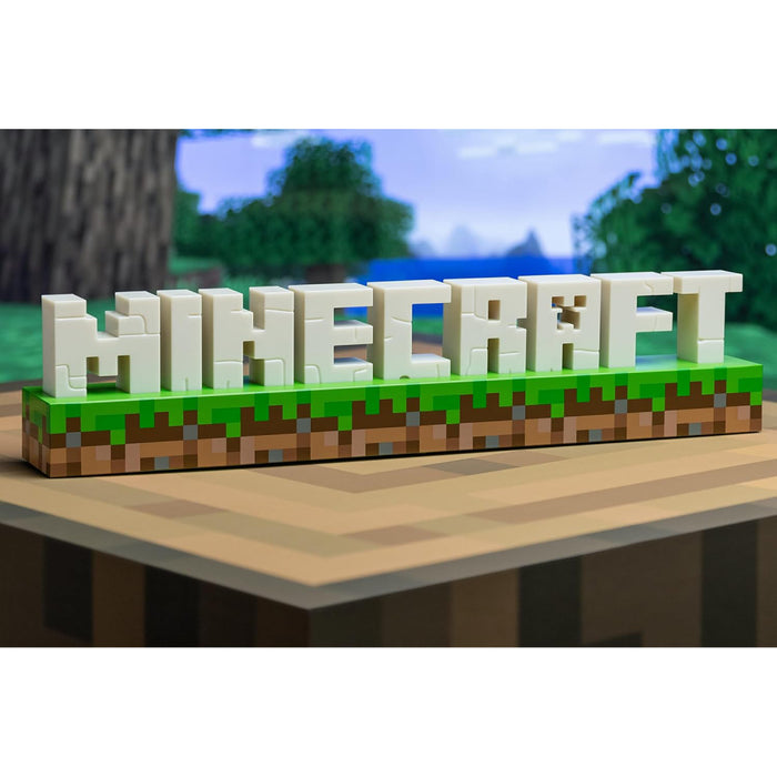 Lampa Minecraft - Logo 41 cm