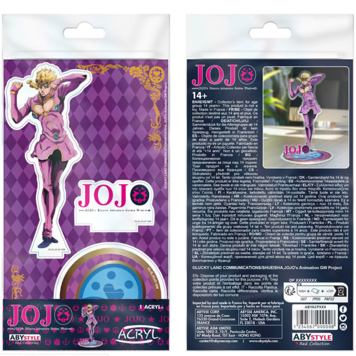 Figurina Acrilica JoJo's Bizarre Adventure - Giorno