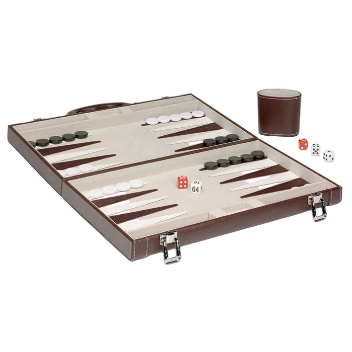 Table - Backgammon premium in geanta de piele, Cayro