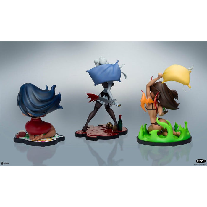 Precomanda Set 3 Figurine Coffin Comics Designer - Sleepover In Hell