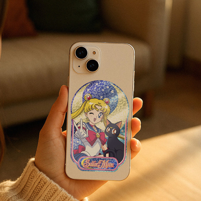 Sticker Vinil Sailor Moon - Sailor Moon & Luna