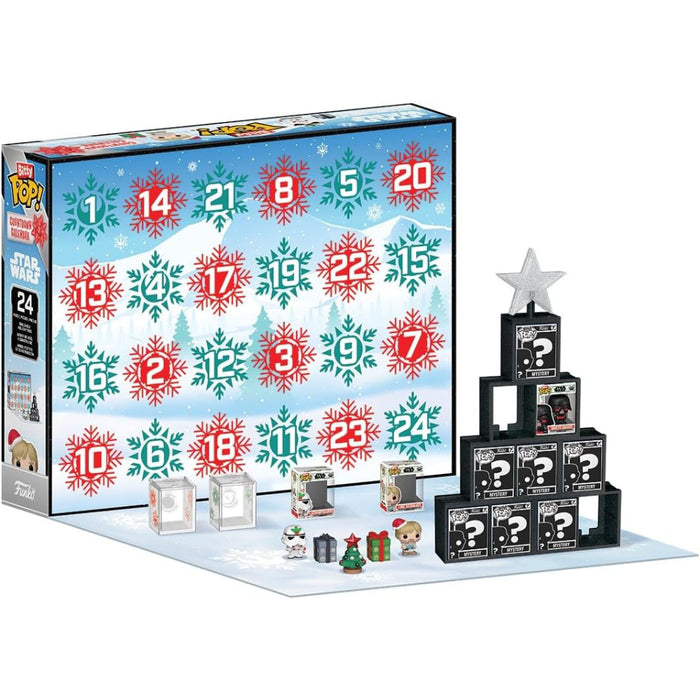 Set Mini Figurine Funko Bitty POP! 24 Day Countdown Advent Calendar - Star Wars