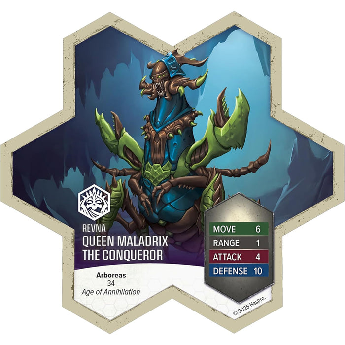 Heroscape - Rising Tide - Queen Maladrix and Festering Honor Guard Army Expansion