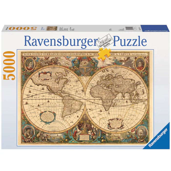 Puzzle Harta antica a lumii 5000 piese