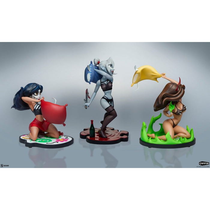 Precomanda Set 3 Figurine Coffin Comics Designer - Sleepover In Hell
