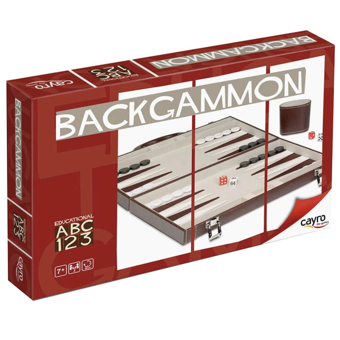 Table - Backgammon premium in geanta de piele, Cayro
