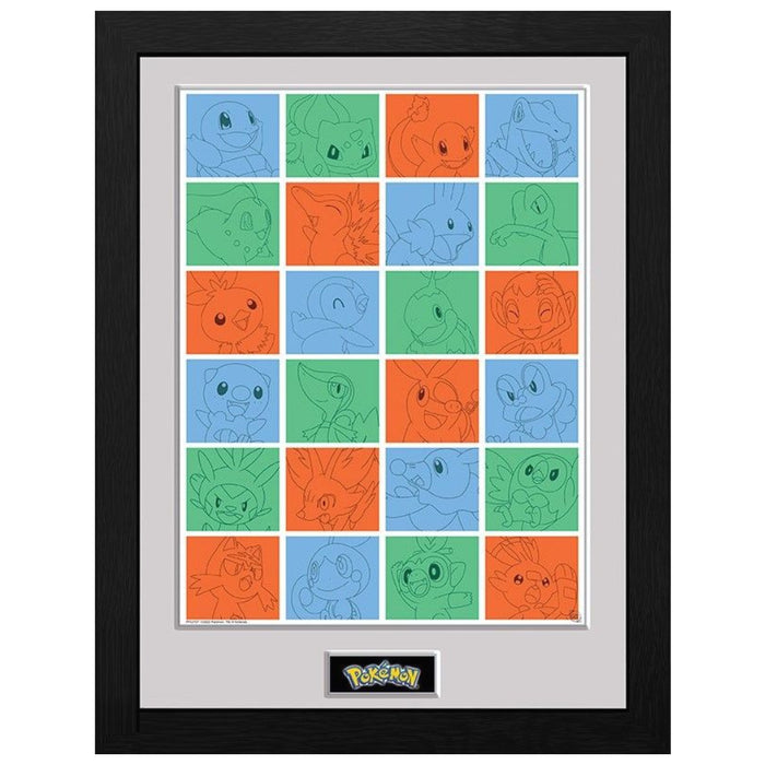 Poster cu Rama Pokemon - First Partner Grid (30x40)