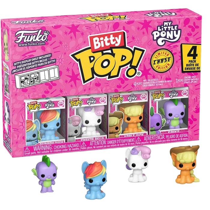 Set 4 Mini Figurine Funko Bitty POP! My Little Pony - Rainbow Dash 2,5 cm
