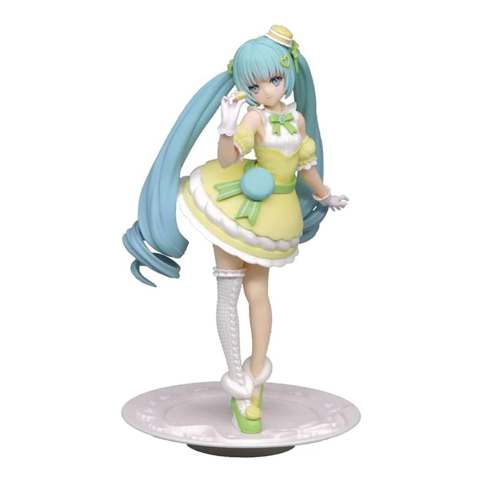 Figurina Hatsune Miku Exceed Creative PVC SweetSweets Series Macaroon Citron Color Ver 22 cm