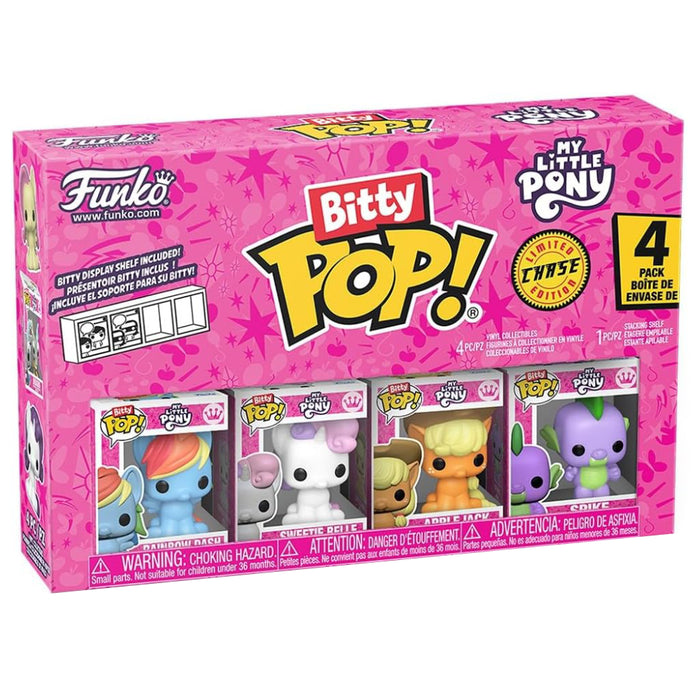 Set 4 Mini Figurine Funko Bitty POP! My Little Pony - Rainbow Dash 2,5 cm