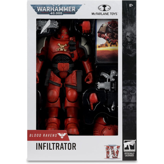 Figurina Articulata Warhammer 40000 Wave 12 - Blood Ravens Sergeant Infiltrator (Dawn of War 4)