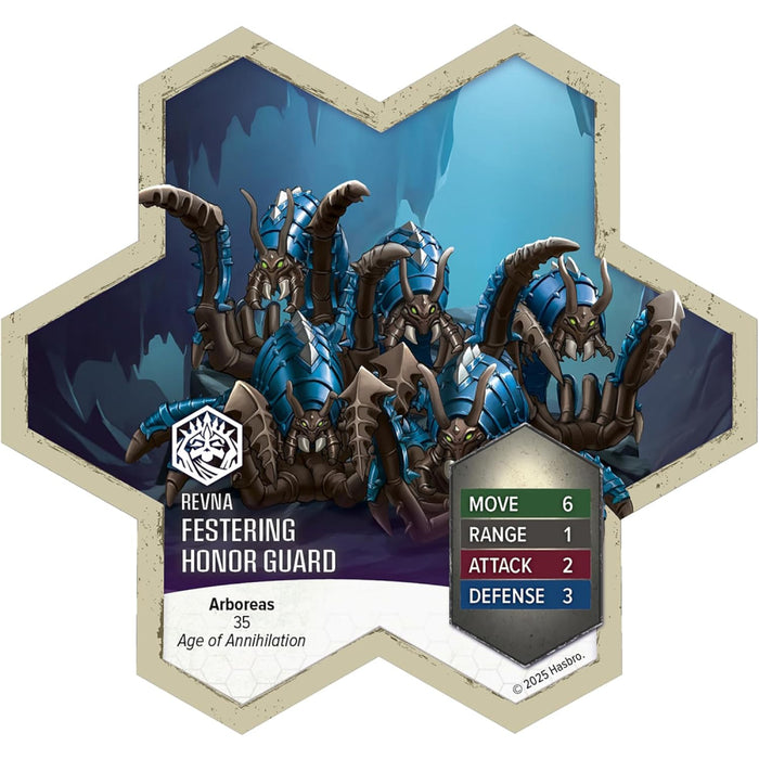 Heroscape - Rising Tide - Queen Maladrix and Festering Honor Guard Army Expansion