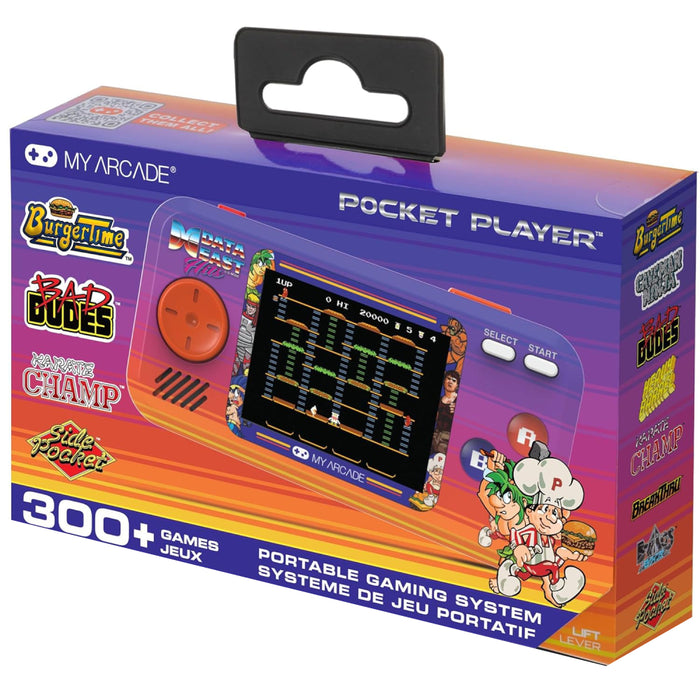 Consola portabila Pocket Player Data East Hits (308 Games in 1)