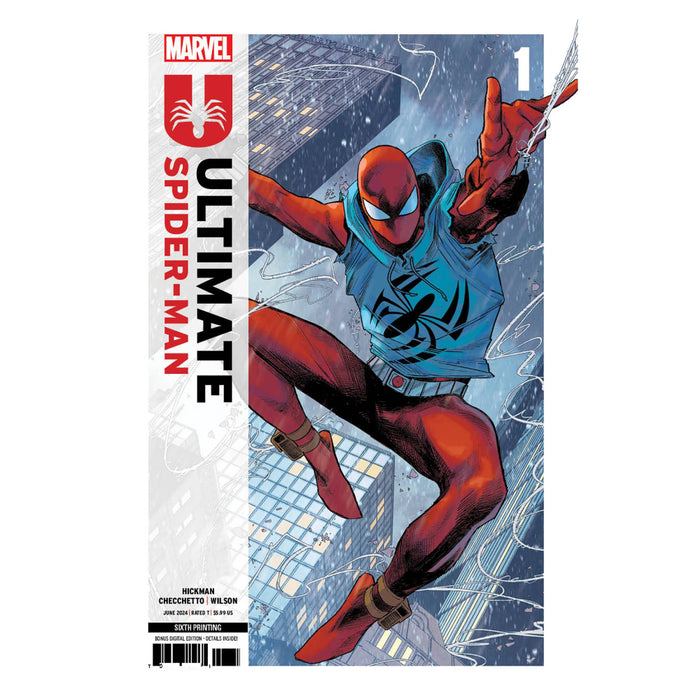 Ultimate Spider-Man 01 6th Ptg Marco Checchetto Var