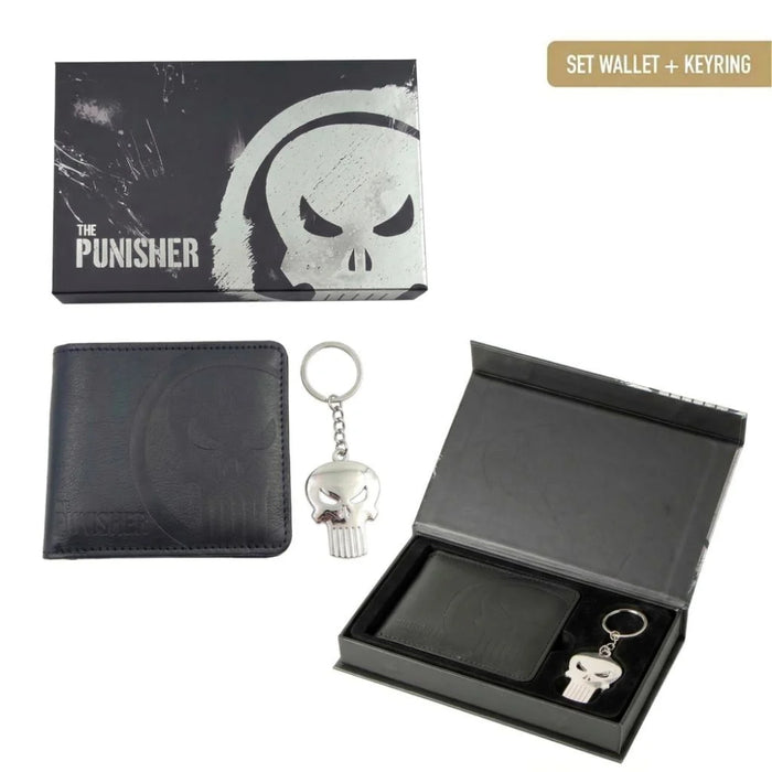 Set Cadou Portofel + Breloc - Punisher