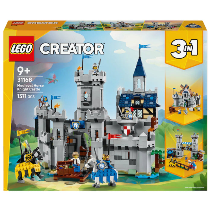 Lego Creator 3in1 - Castel medieval cu cai si cavaleri (31168)
