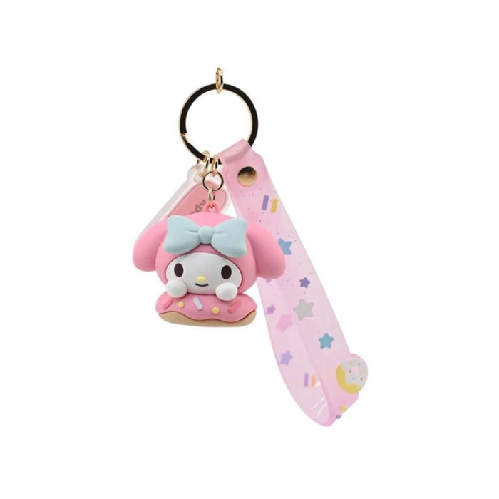 Breloc cu Bratara Sanrio Donuts Series Hello Kitty and Friends