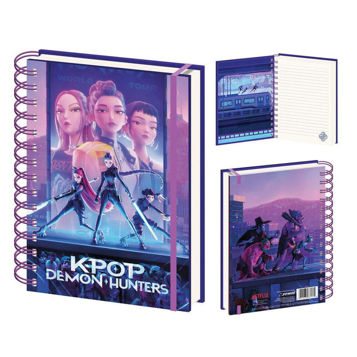 Notebook cu Sina A5 KPop Demon Hunters