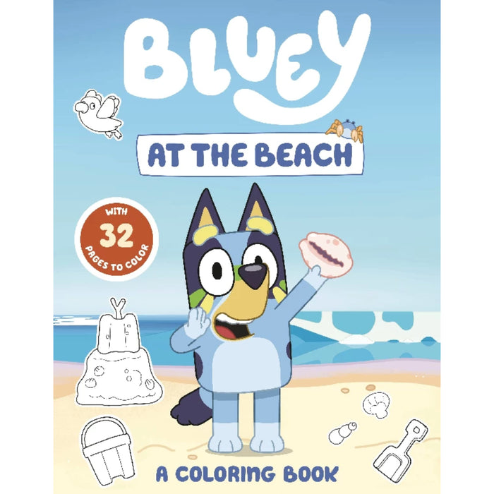 Bluey at The Beach Coloring Book SC