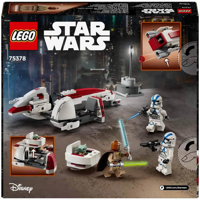 Lego Star Wars - Evadare pe motocicleta de viteza Barc 75378