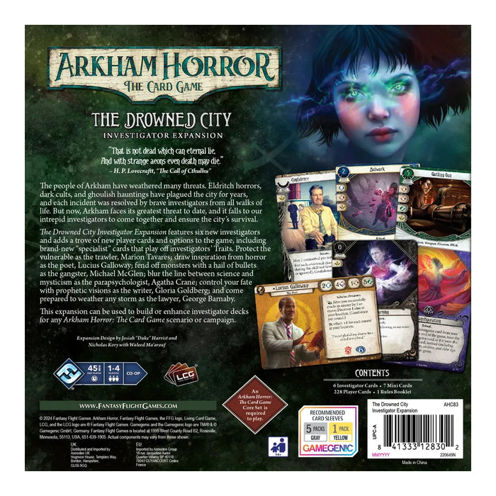 Arkham Horror The Card Game - The Drowned City Investigator Expansion