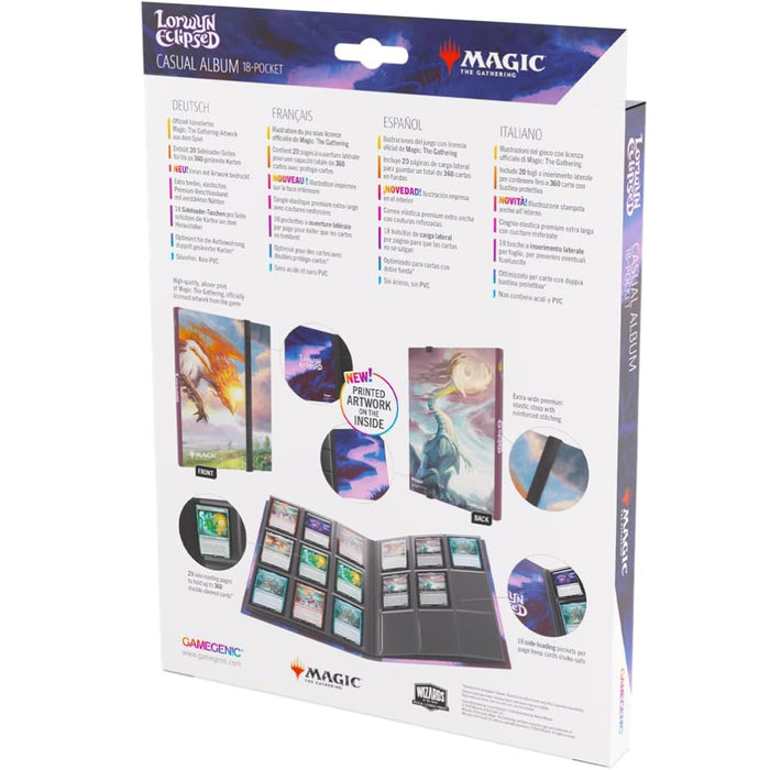 Album Casual 18-Pocket Gamegenic - Magic The Gathering Lorwyn Eclipsed - Eirdu, Carrier of Dawn
