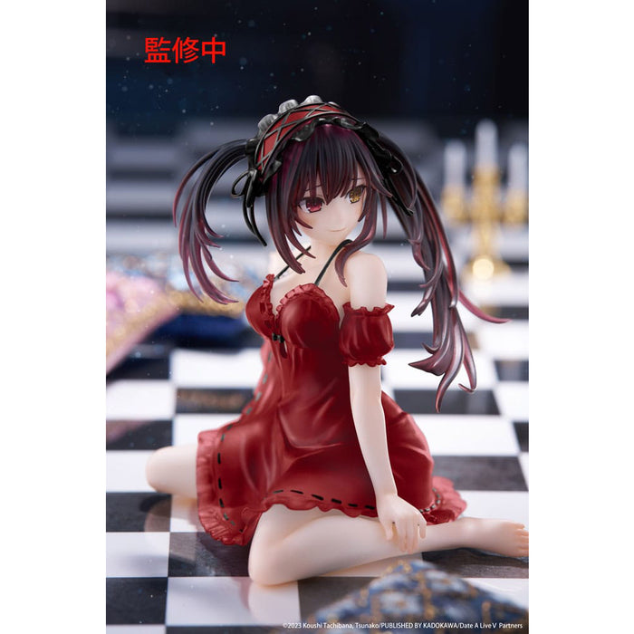 Figurina Date A Live V PVC Desktop Cute Figure - Kurumi Tokisaki Nightwear Ver. Renewal 13 cm