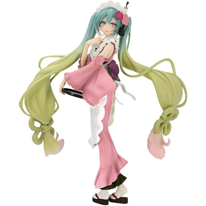 Figurina Hatsune Miku Exceed Creative PVC Hatsune Miku Matcha Green Tea Parfait Another Color Ver 20 cm (re-run)