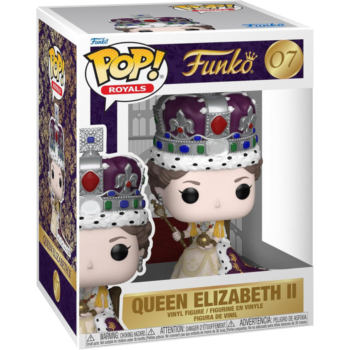 Figurina Funko POP! Premium Queen Elizabeth II 100th - Queen Elizabeth II (Coronation)