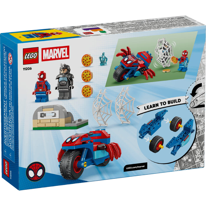 Lego Marvel - Spidey pe motocicleta vs Rhino (11206)