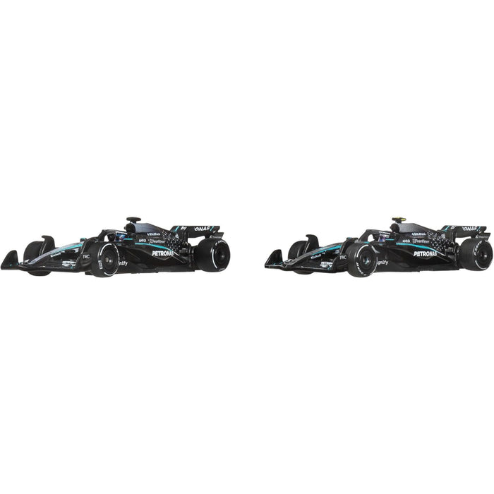 Set 2 Masinute Formula 1 Hot Wheels Premium Die-Cast Vehicle 1:64 - Team Mercedes - AMG Petronas