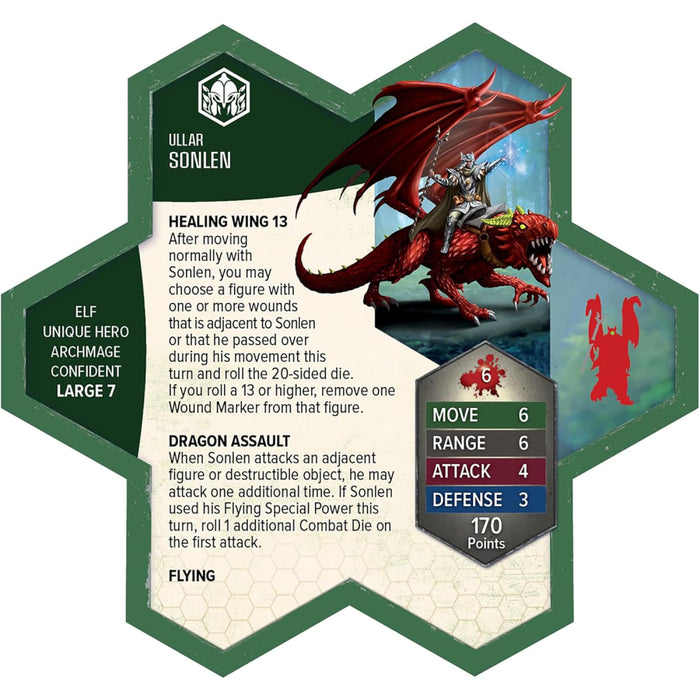 Heroscape - Rising Tide - Sonlen & Halushia, Scion of the Wild Army Expansion
