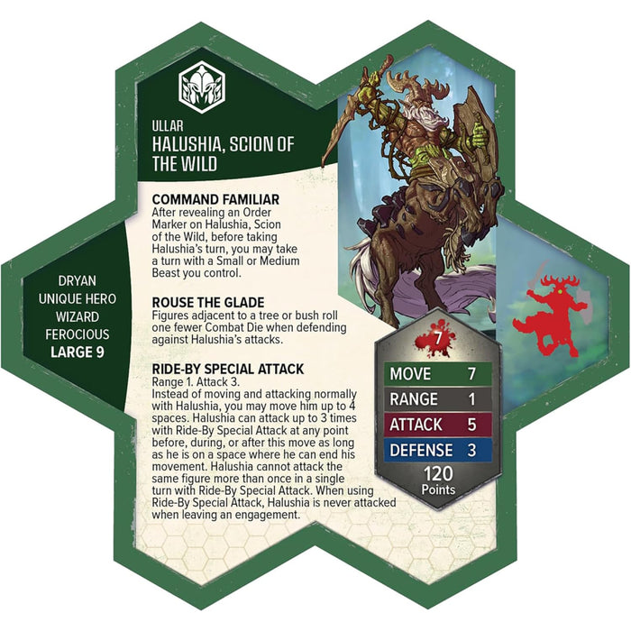Heroscape - Rising Tide - Sonlen & Halushia, Scion of the Wild Army Expansion