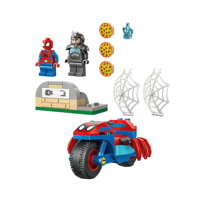 Lego Marvel - Spidey pe motocicleta vs Rhino (11206)