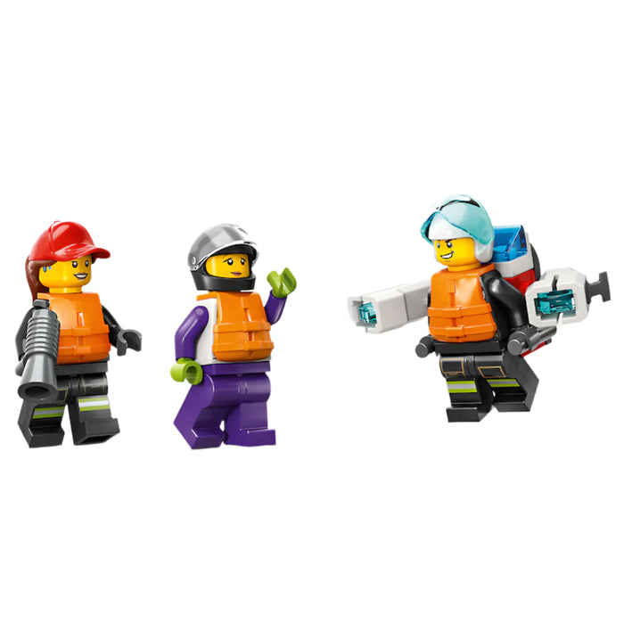 Lego City - Barca de salvare a pompierilor 60373