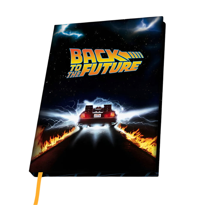Notebook A5 Back to the Future - DeLorean