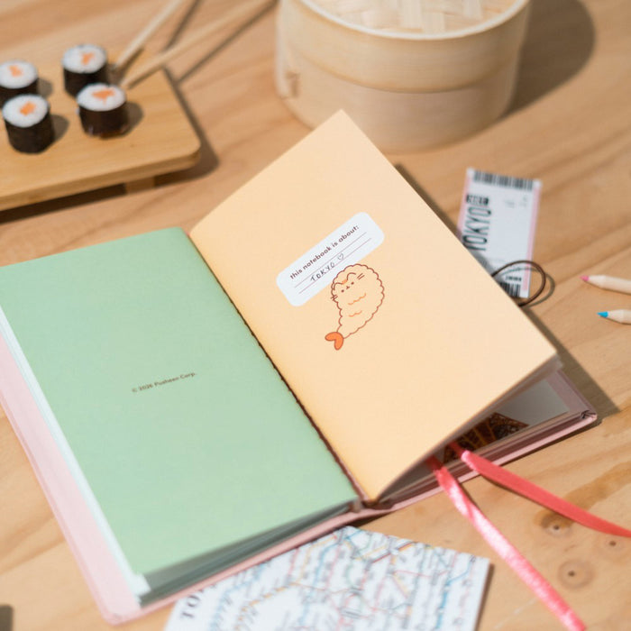 Jurnal de Calatorie Triplu Pusheen - Sushi Roll