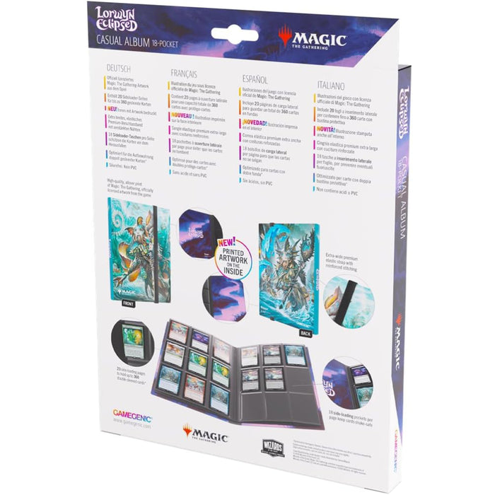 Album Casual 18-Pocket Gamegenic - Magic The Gathering Lorwyn Eclipsed - Sygg, Wanderwine Wisdom