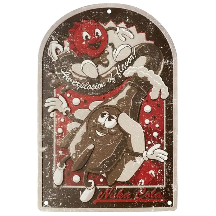 Replica Metal Sign Fallout - Nuka Cola Vintage Ad