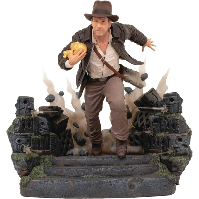 Figurina Indiana Jones Raiders of the Lost Ark Deluxe Gallery PVC Escape with Idol 25 cm