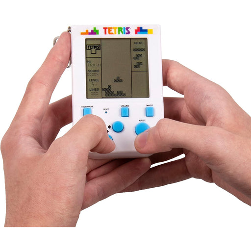 Breloc Tetris Mini Retro Handheld Video Game - Red Goblin