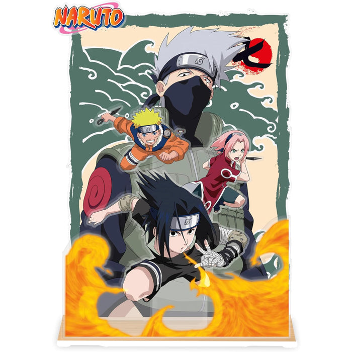 Figurina Acrilica Diorama Naruto - Team 7